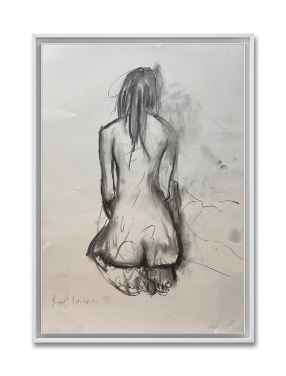 Nude Zoma - 16x23 Oil and Charcoal On Paper
