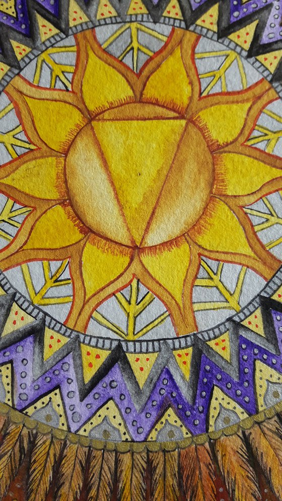 Solar Plexus Chakra Mandala