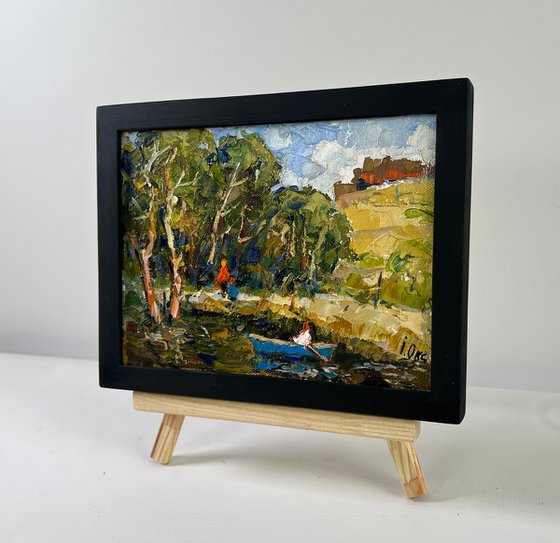 Family vacation on the lake