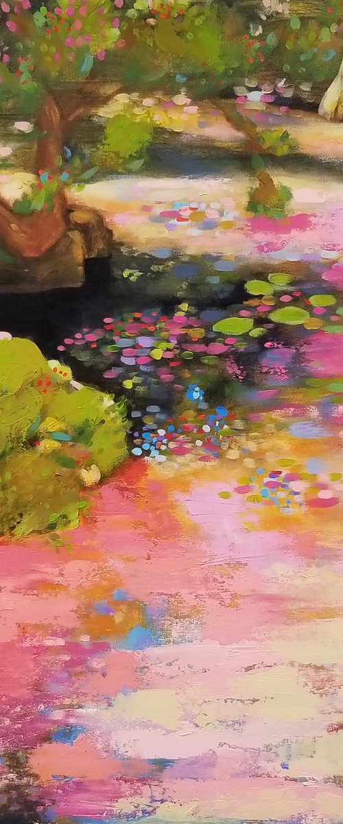 Glittering Pond by Karen Rieger