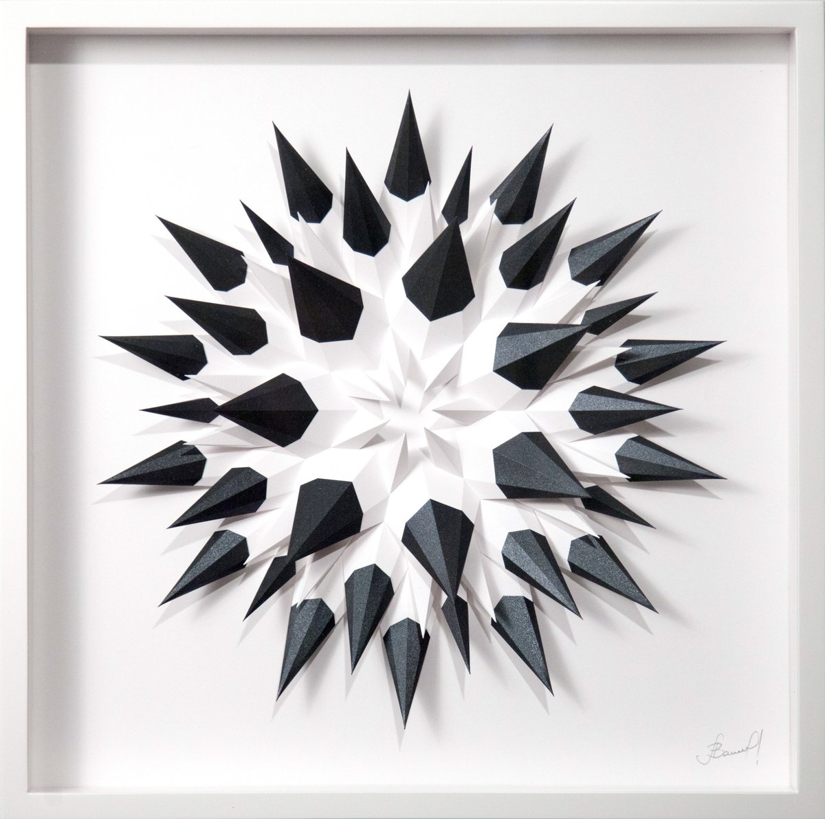 Geometric Abstract Sculpture By Letovbarski Artlab, 20 X 20", Alien #3/12, Original Artwork