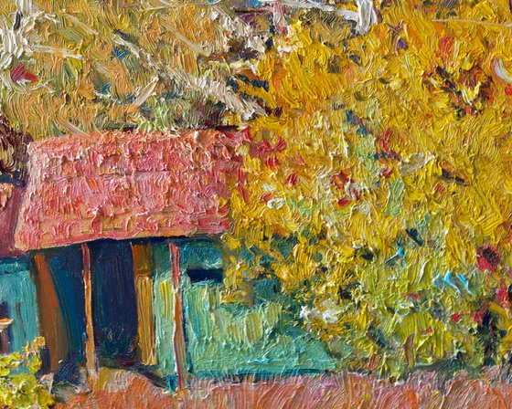 Autumn, Old house in the Woods