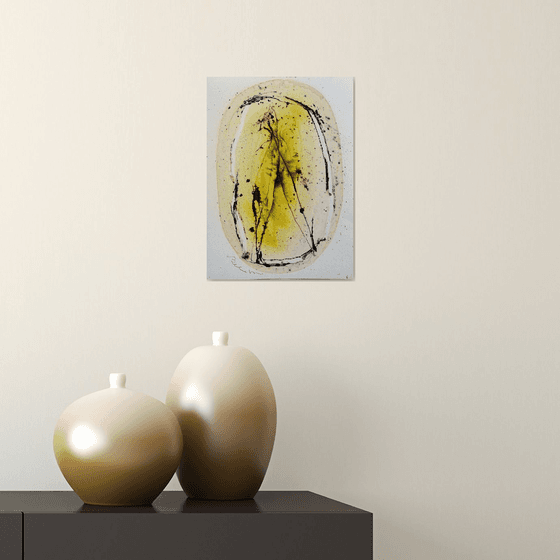The Yellow Abstract 3, 21x29 cm