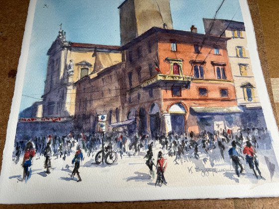 Street scene Bologna
