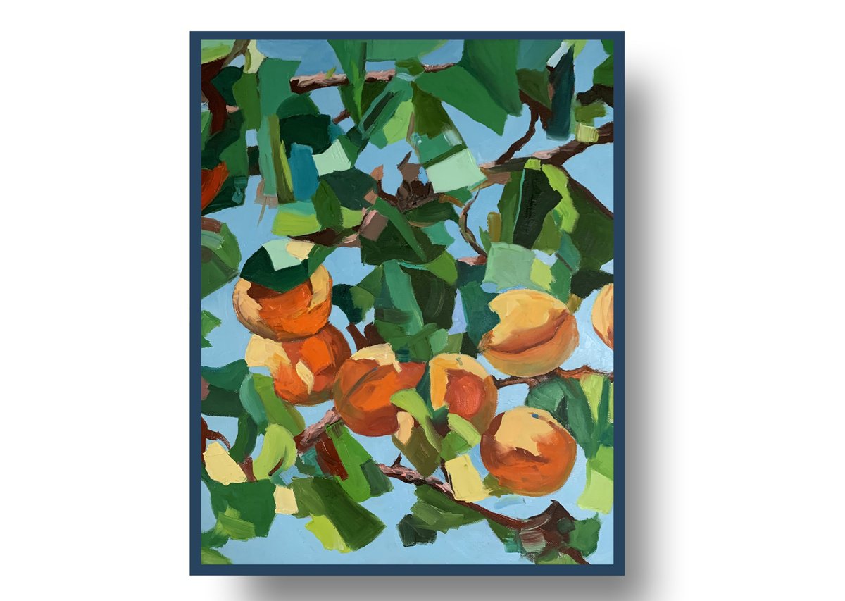 Apricot Garden. By Vita Schagen, 16 X 20, Artwork For Sale On Artfinder