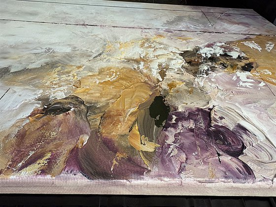 Ochre & Olive Abstraction set