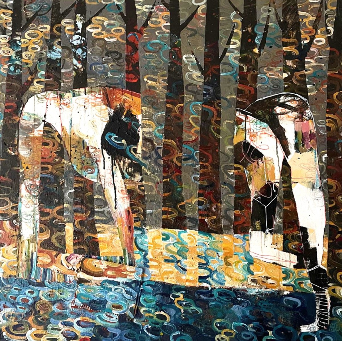 Cueilleur De Pluie N.2 By Kiro, 39 X 39, Artwork For Sale On Artfinder