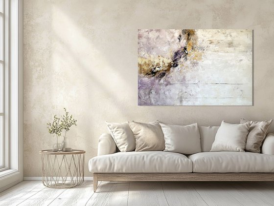 Golden Ochre in Lavender Mist