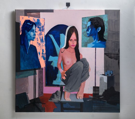 Painted girl
