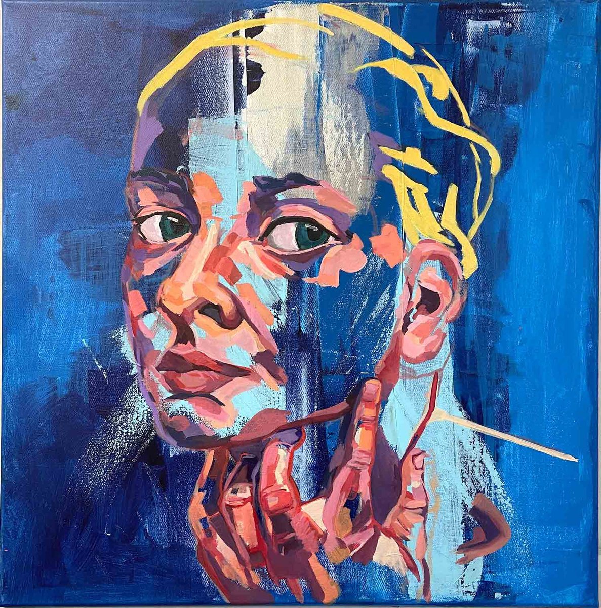 Jolie By Ulli Schmitt, 24 X 24, Artwork For Sale On Artfinder