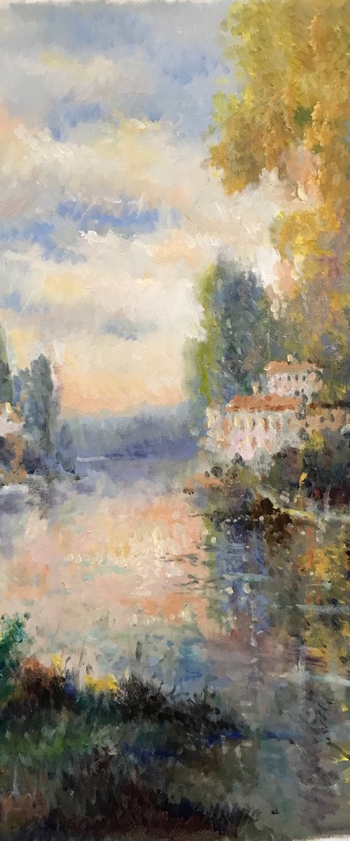 River Scene by W. Eddie