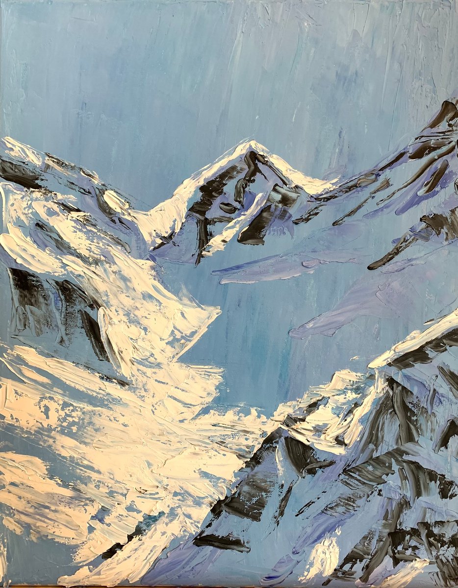 Snowy Mountain by Kat X