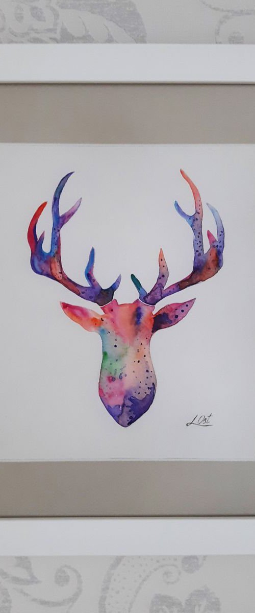 Deer by Luba Ostroushko