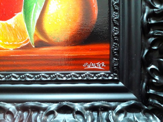 Apple with clementine
