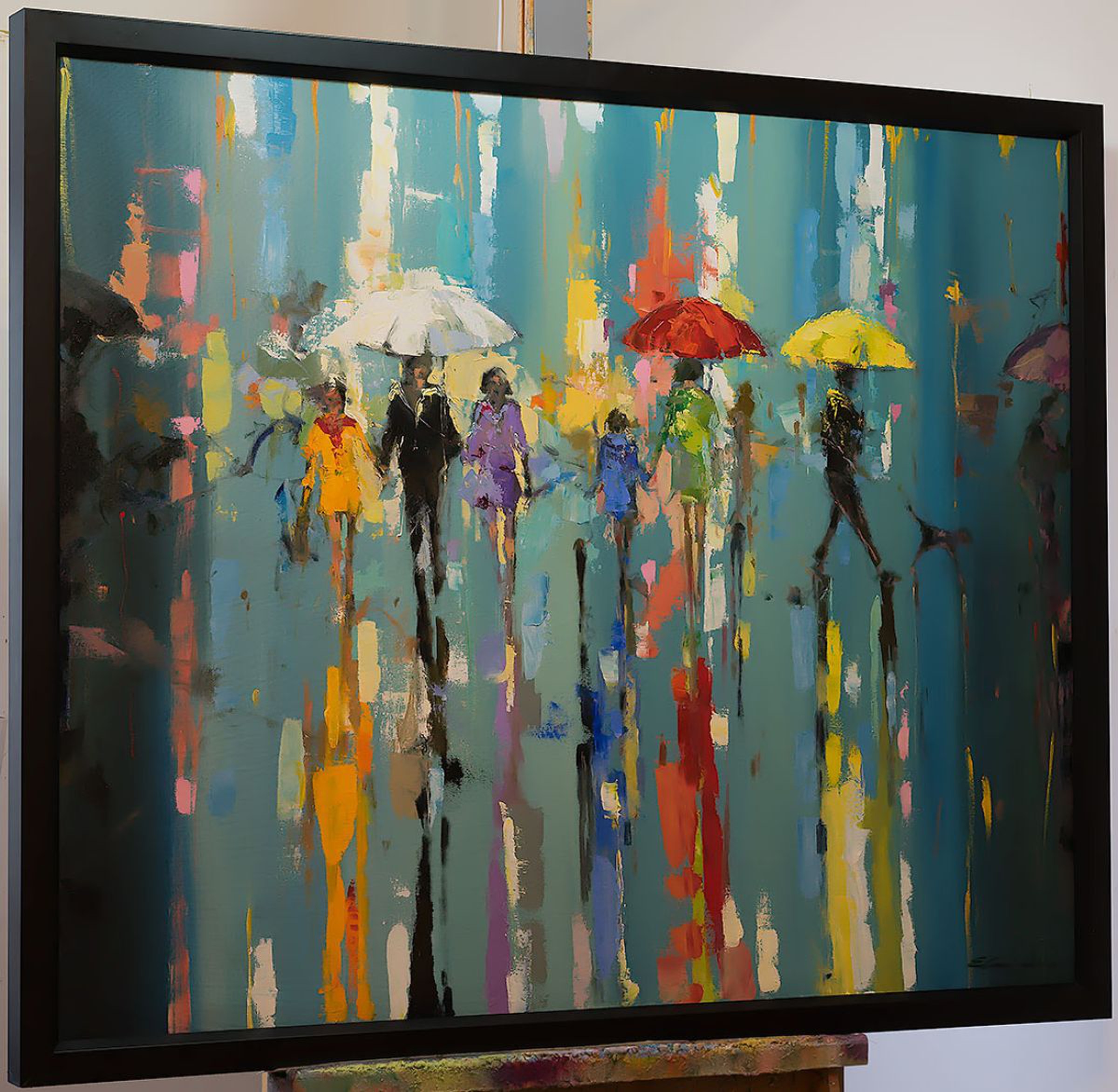 Under White Umbrella Ii By Ewa Czarniecka Artfinder