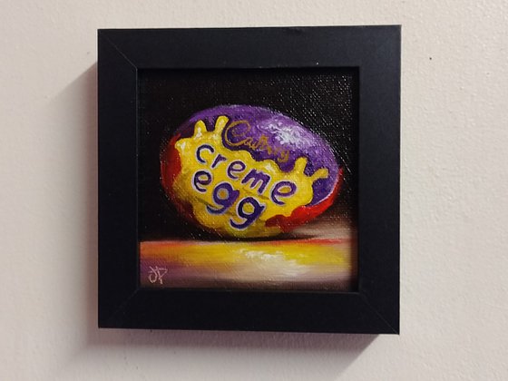 Little Cadbury Creme egg still life