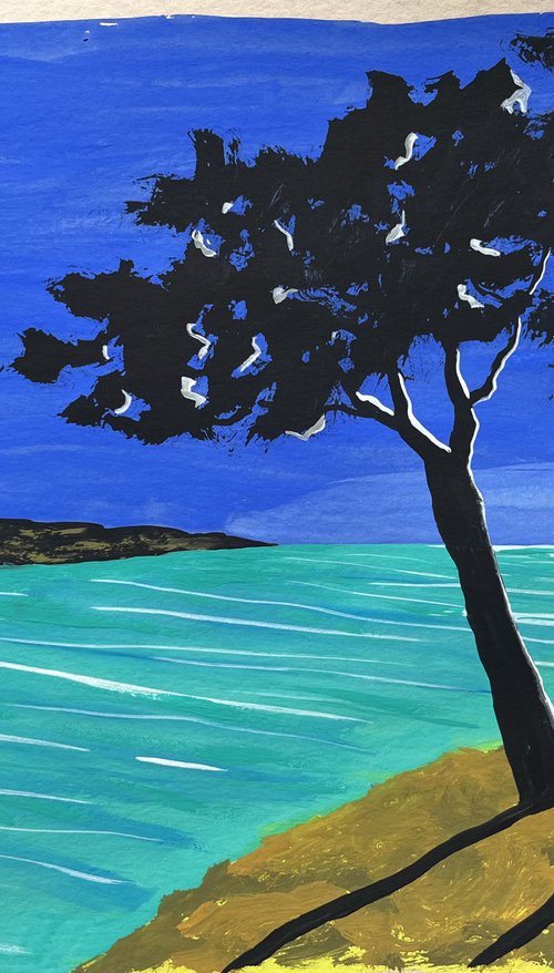 Sunlight on the bay by Cadiou Frederic