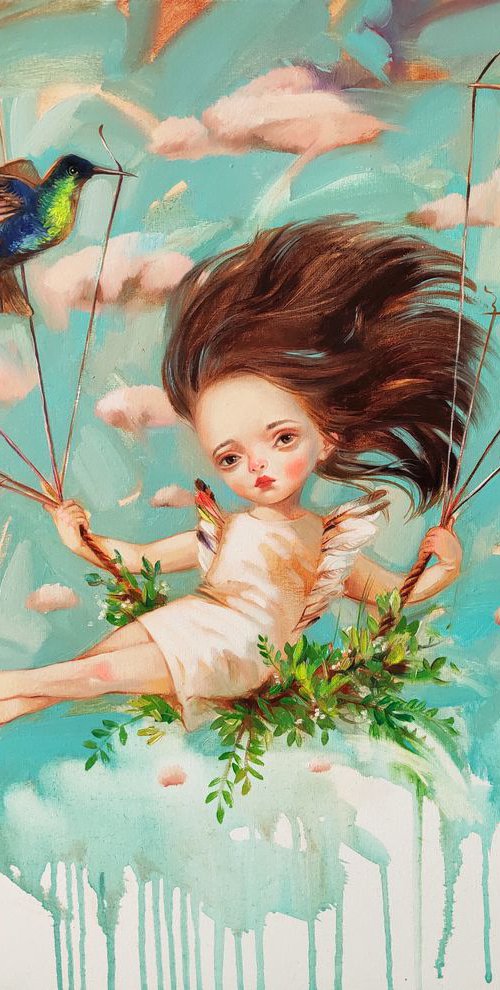 Winged fairy by Nataly Derevyanko