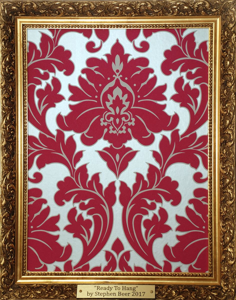 Urban And Pop Abstract Painting By Stephen Beer, 22 X 28", Ready To Hang, Original Artwork