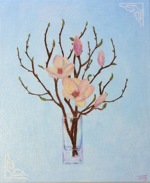 Pink Magnolia by Jing Tian