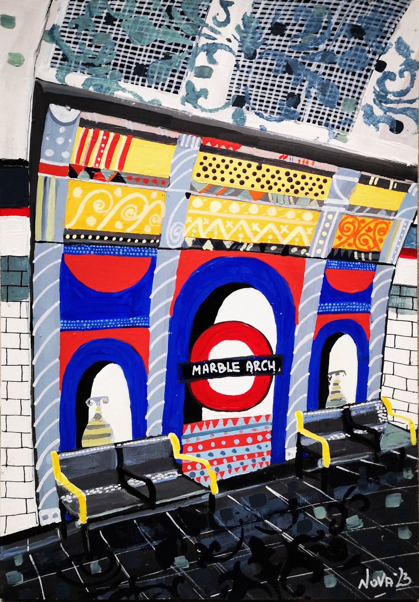 Marble Arch By Jelena Nova, 8 X 12, Artwork For Sale On Artfinder