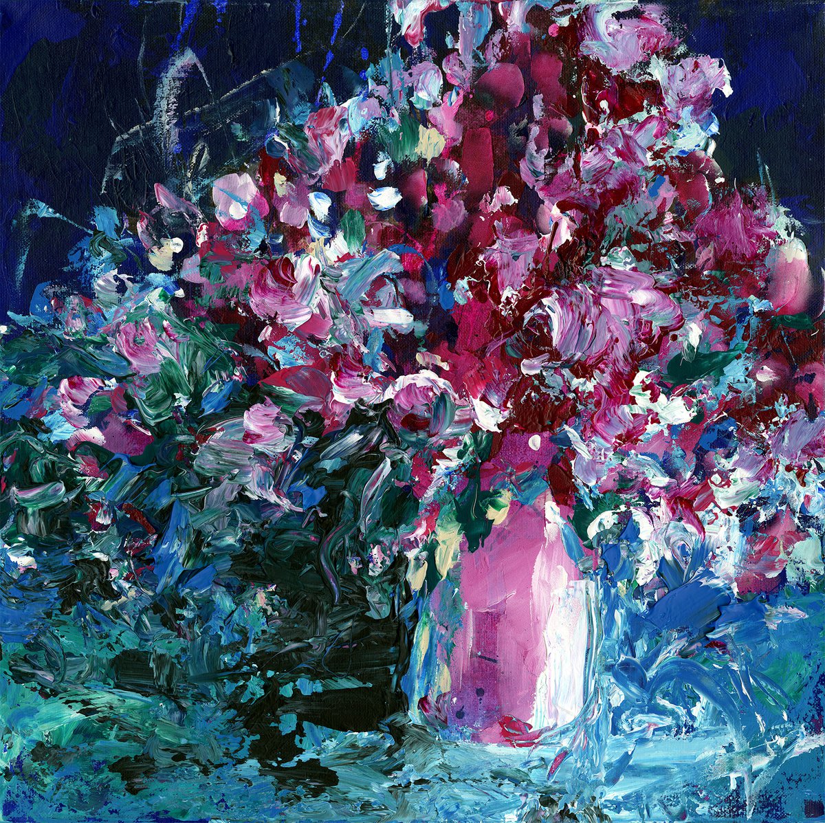 Endless Love - Floral Painting by Kathy Morton Stanion by Kathy Morton Stanion