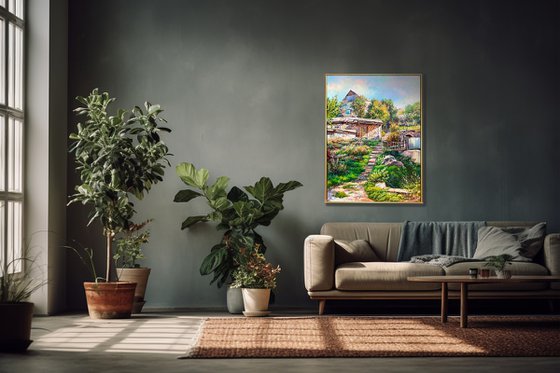 A Secluded Corner of Khashtarak Village