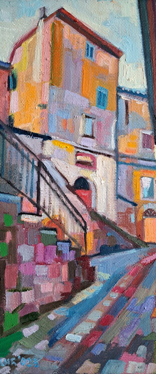 Street in Sorano, 1 by Maja Đokić Mihajlović