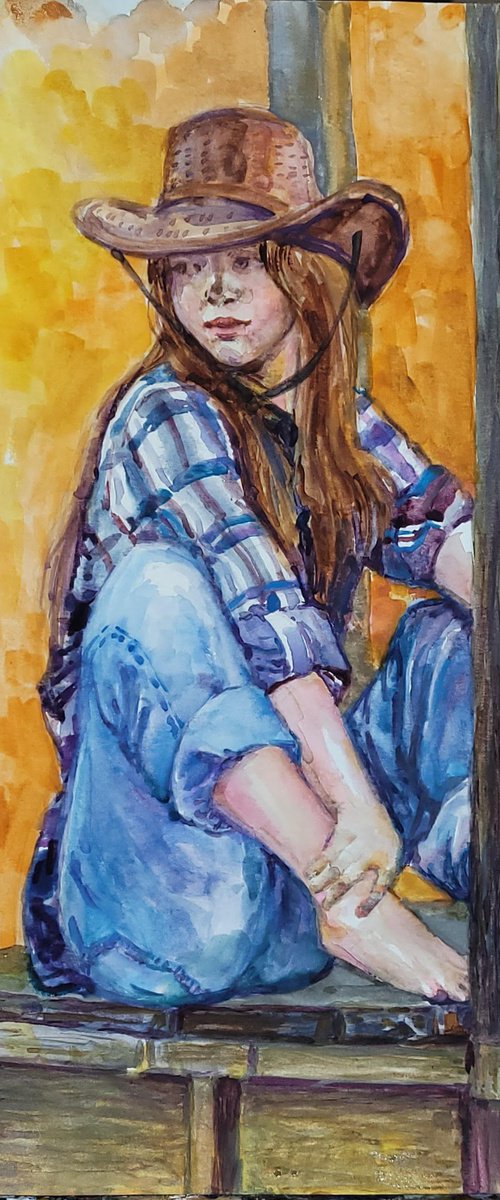 A Cowgirl by QI Debrah