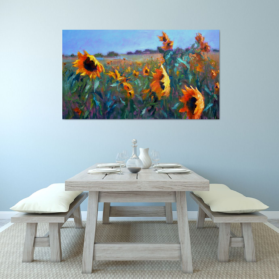 Sunflowers 97X170