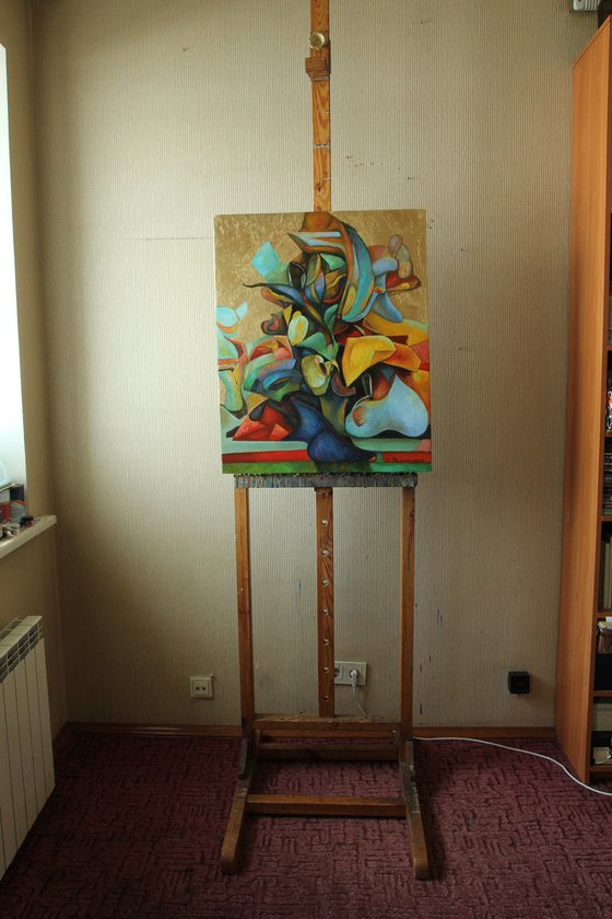 Gold. Energy of forms