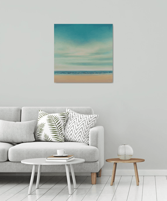 Gentle Waves - Blue Sky Seascape