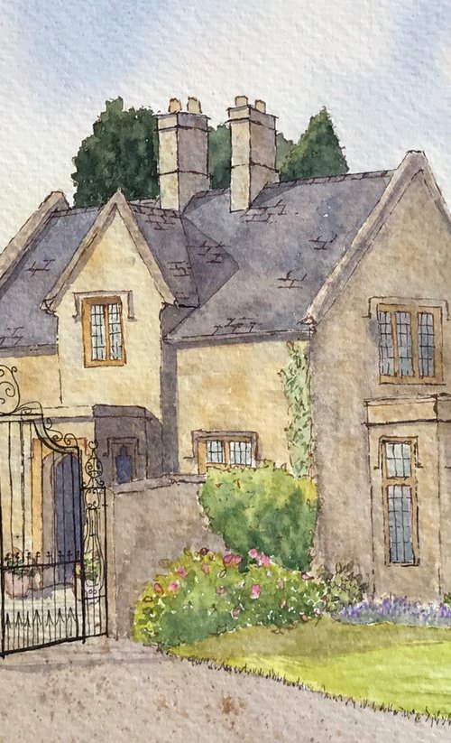 Lodge House, Litchborough Hall by JANE  DENTON