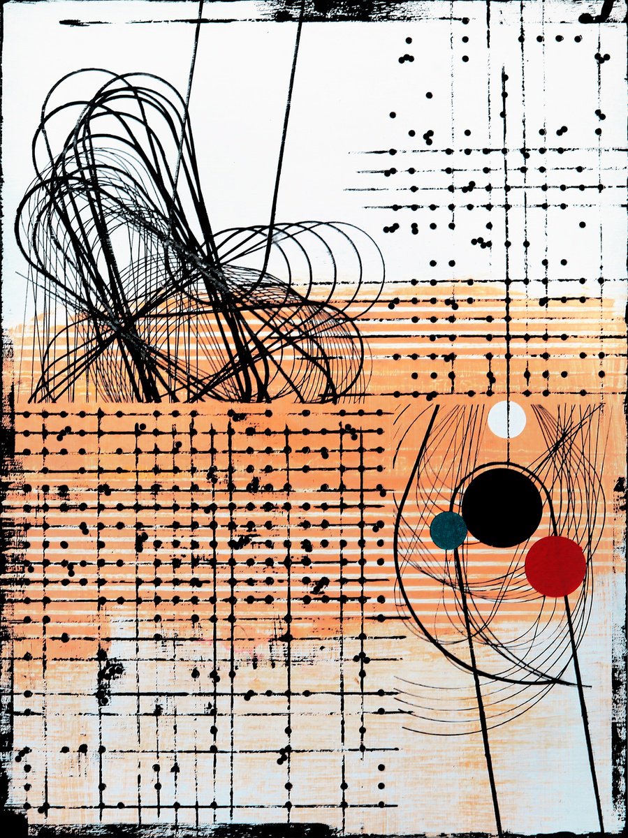Expressive Painting , Entropy Zone 26. By Petr Strnad, 12 X 16, Artwork For Sale On Artfinder