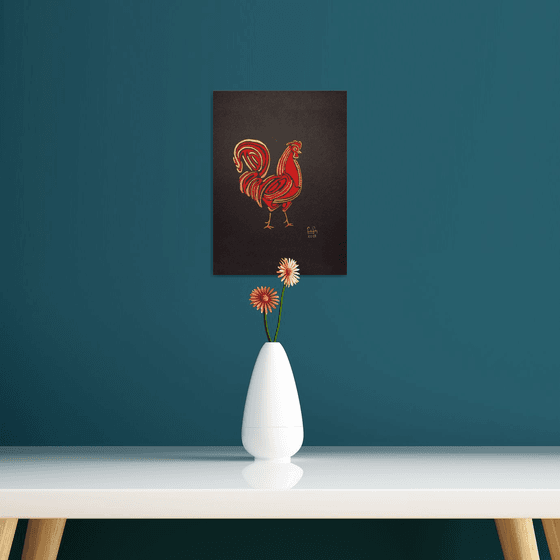 "Proud rooster"