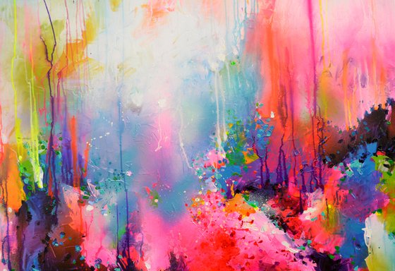 Fresh Moods 27, Large Abstract Painting