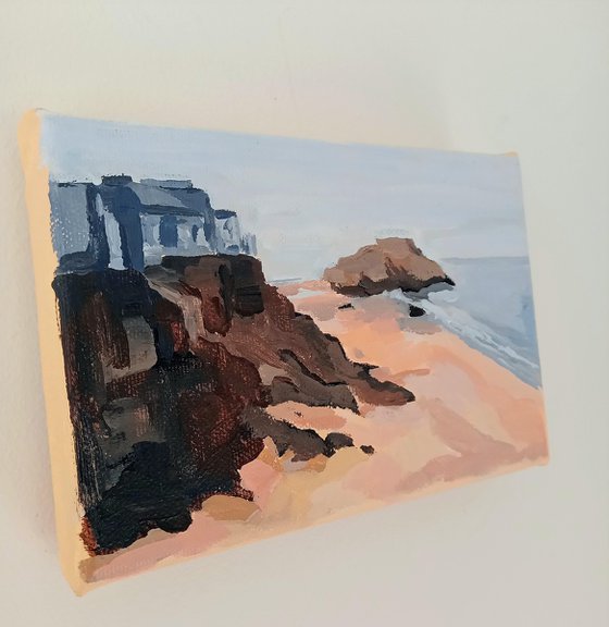 Postcard of Catherine's Island Castle beach