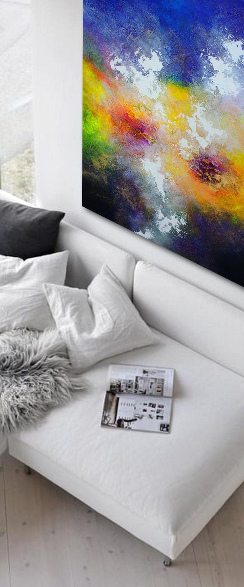 150x100cm. / ABSTRACT PAINTING / Taboo by Alex Senchenko