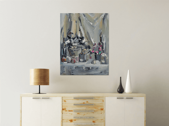 Silver Table, Crimson Fruit