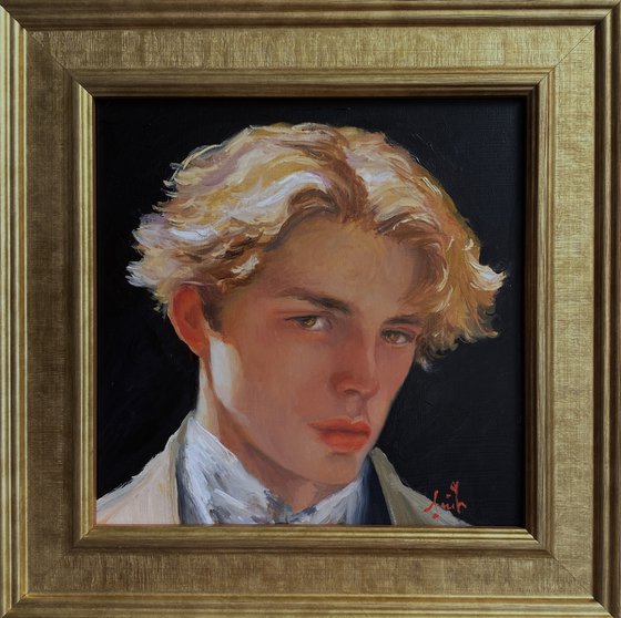 Blond Young Edwardian Man