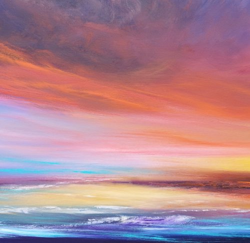 Heart of Gold - seascape, panoramic by Mel Graham