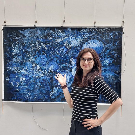 Heritage Echoes: Garden in Blue