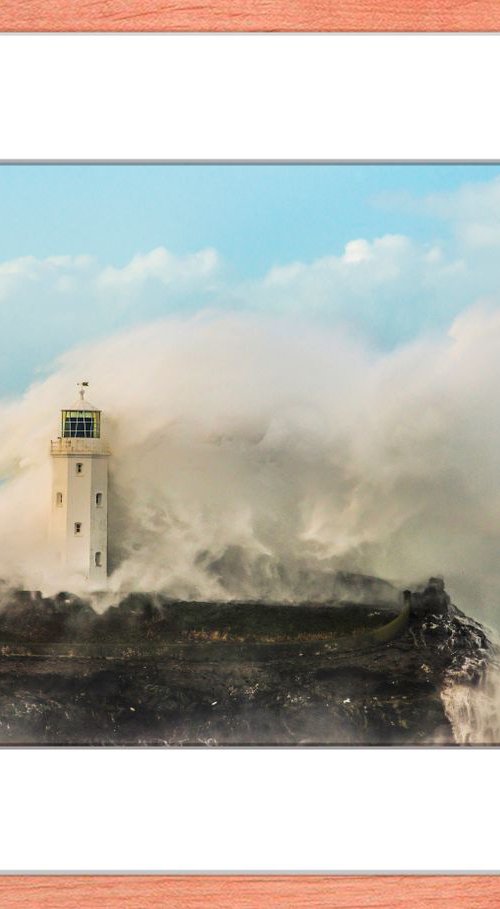 Godrevy Wave Photographic Print by Kieran Brimson