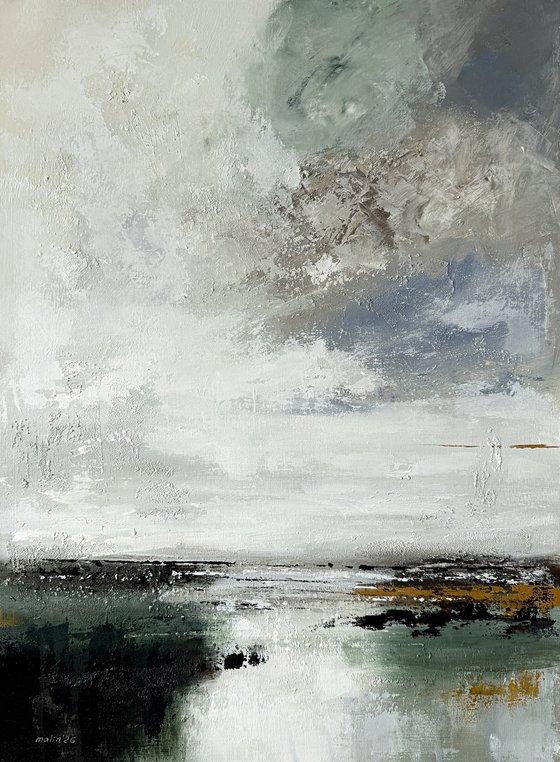 Fading Light Over Still Ground