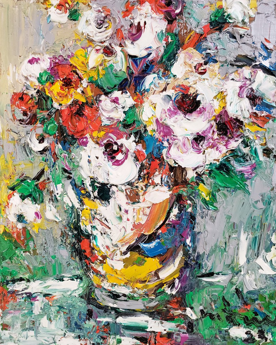 Flowers vase 14 by Duc Tran