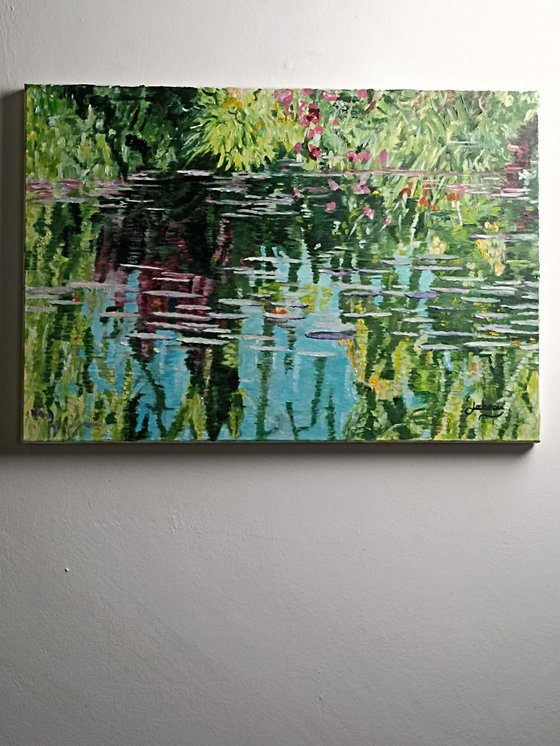 Waterlilies and reflections