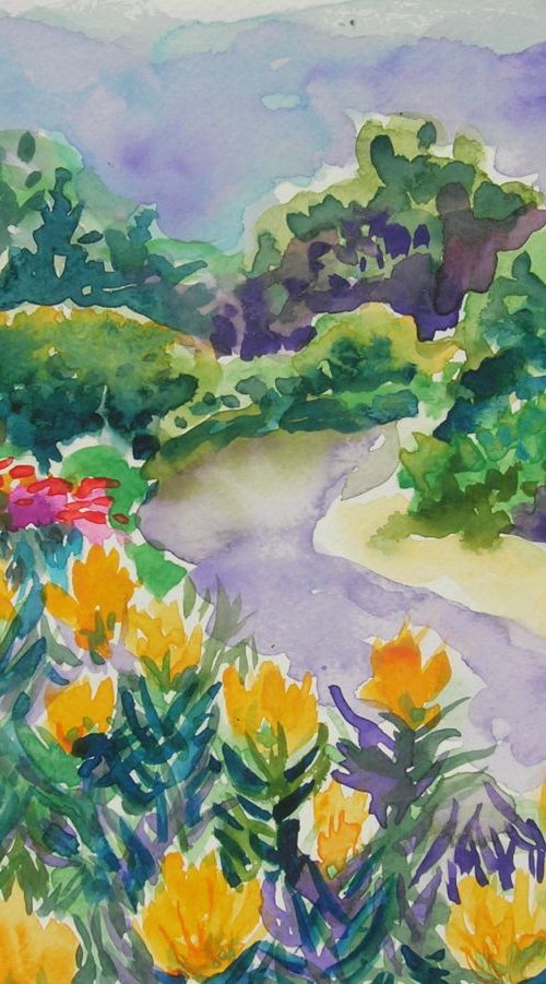 Invasion of yellow flowers by Maja Grecic