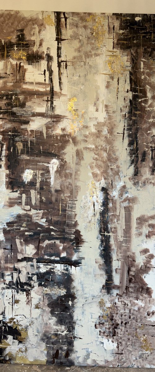 CONTEMPORARY Abstract 185x96 Acrylic by Abigail Wilson