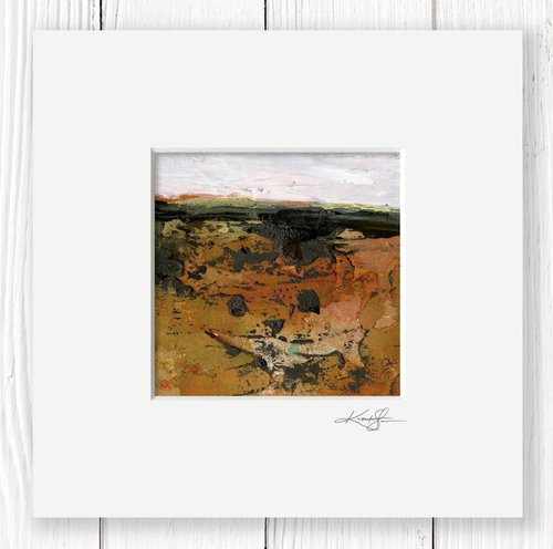 Mystical Land 413 - Textural Landscape Painting by Kathy Morton Stanion by Kathy Morton Stanion