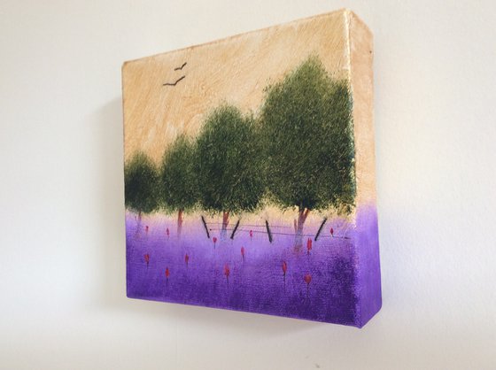 “Flying Across The Provence” Miniature Size 15x15x4cm